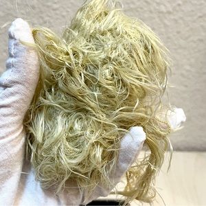 Katia Techno Fur Skein light Green Hue Furry Eyelash Yarn. 1/2 Skein